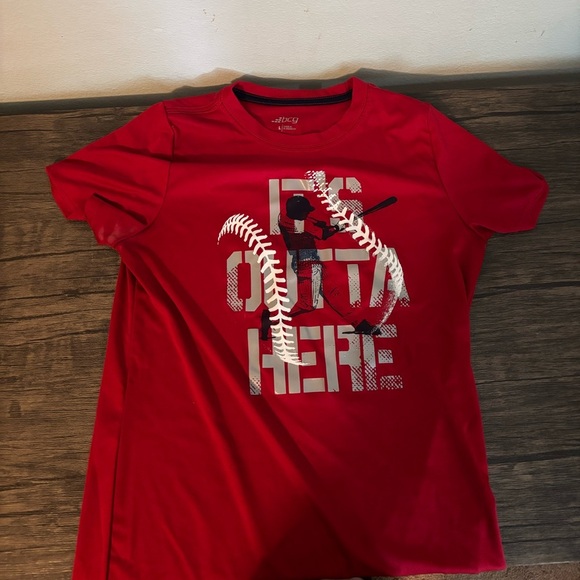 bcg Other - BCG Kids Red Baseball Graphic Tee